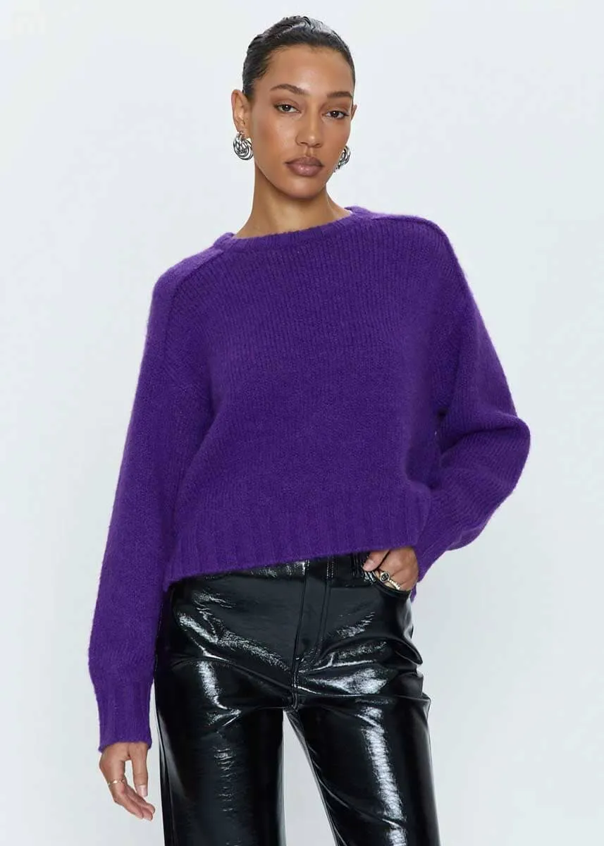 Adina Every Day Sweater - Lila Purple