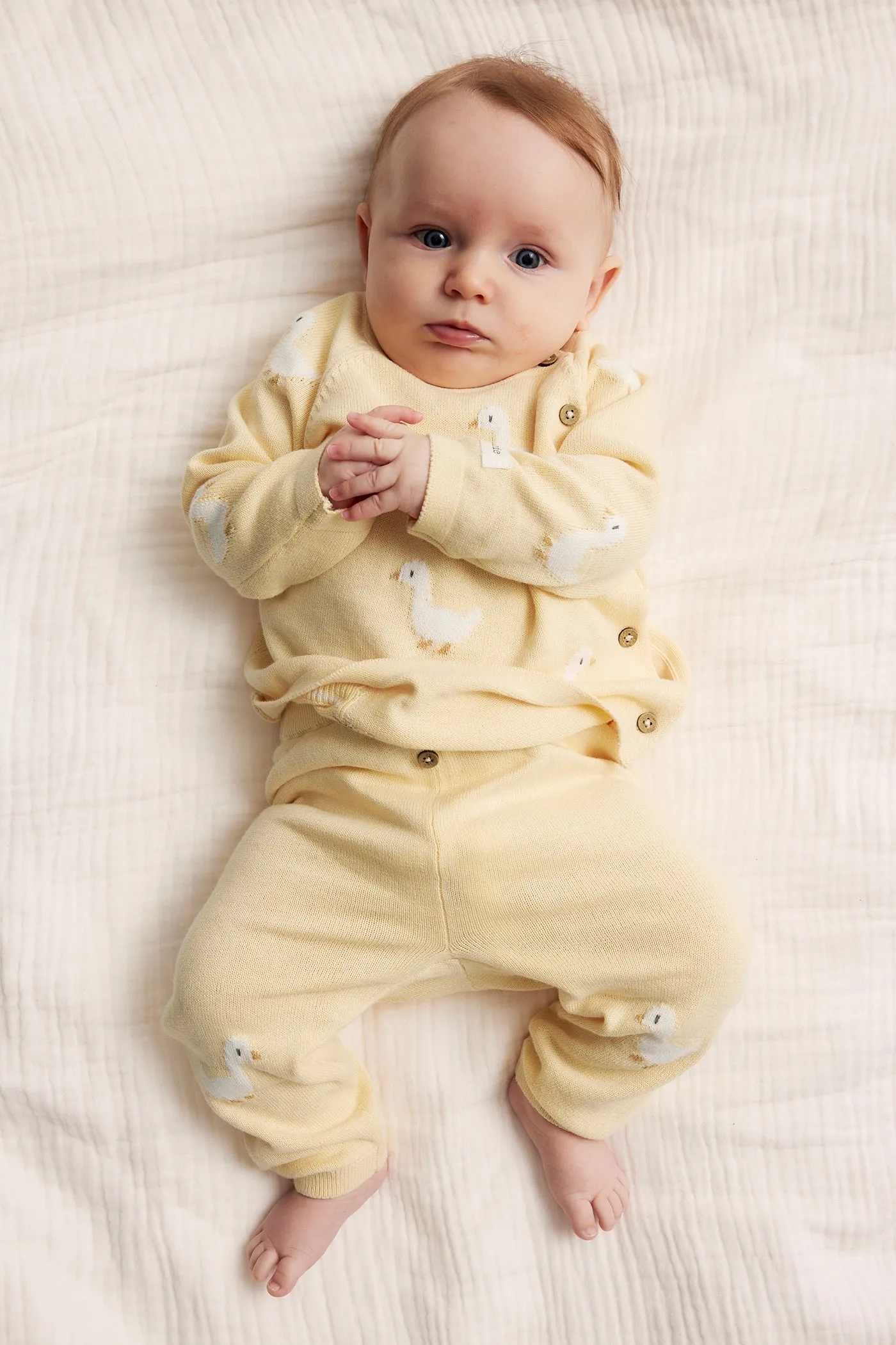 Baby yellow duck leggings