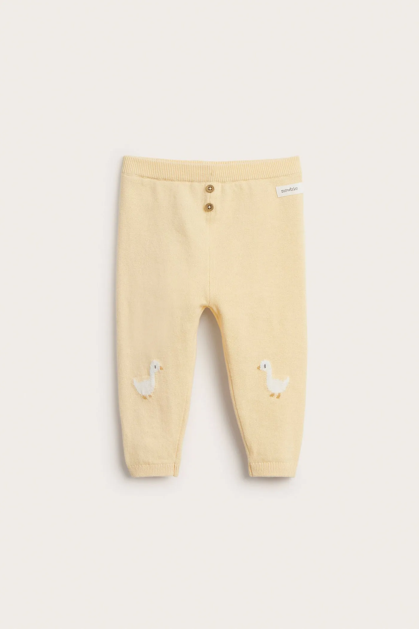 Baby yellow duck leggings