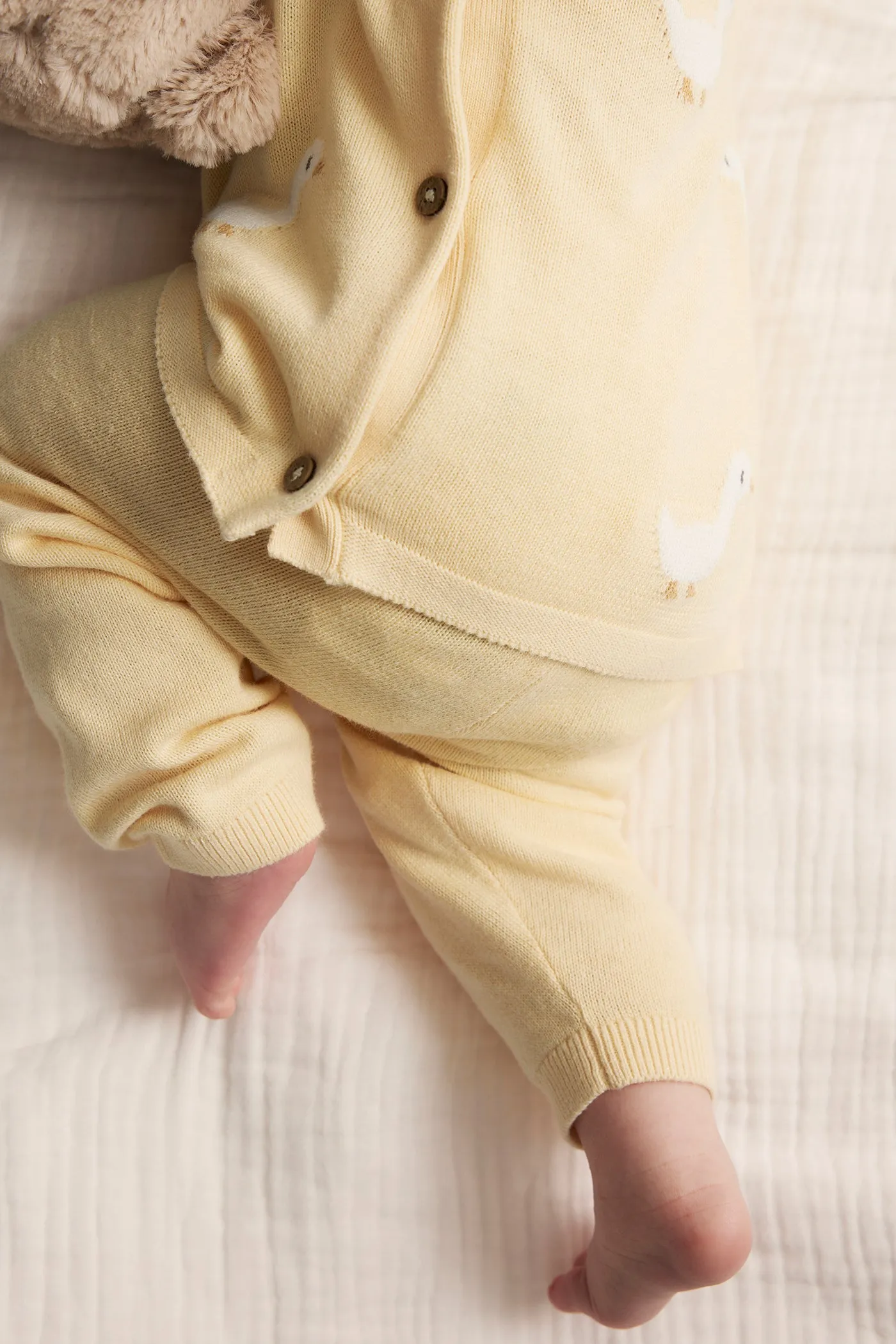 Baby yellow duck leggings