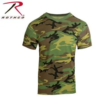 Camo V-Neck T-Shirt