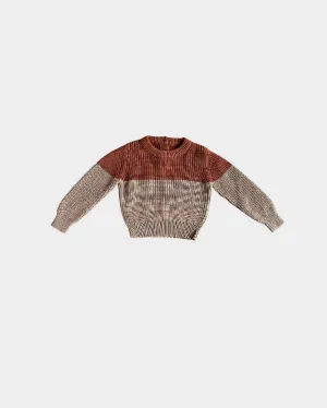 Clay Colorblock Knit Sweater