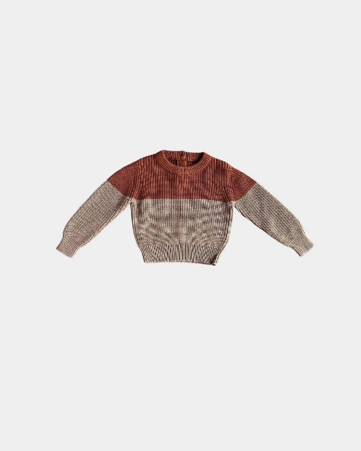 Clay Colorblock Knit Sweater