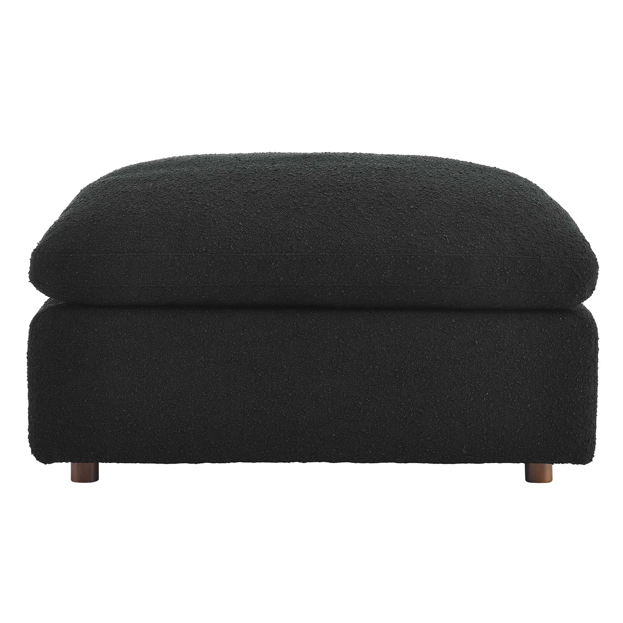 Commix Down Filled Overstuffed Boucle Fabric Ottoman by Modway