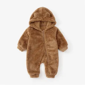 Cuddle Bear Warm Baby Rompers