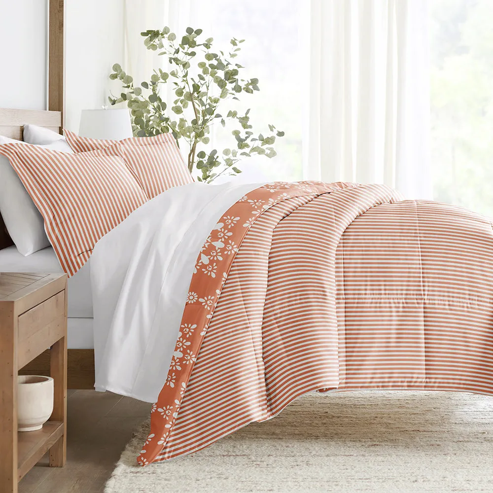 Daisy Medallion Reversible Down-Alternative Comforter Set - 12 Days of Deals