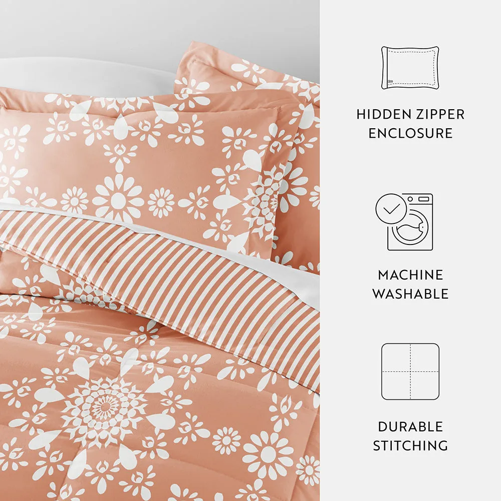 Daisy Medallion Reversible Down-Alternative Comforter Set - 12 Days of Deals