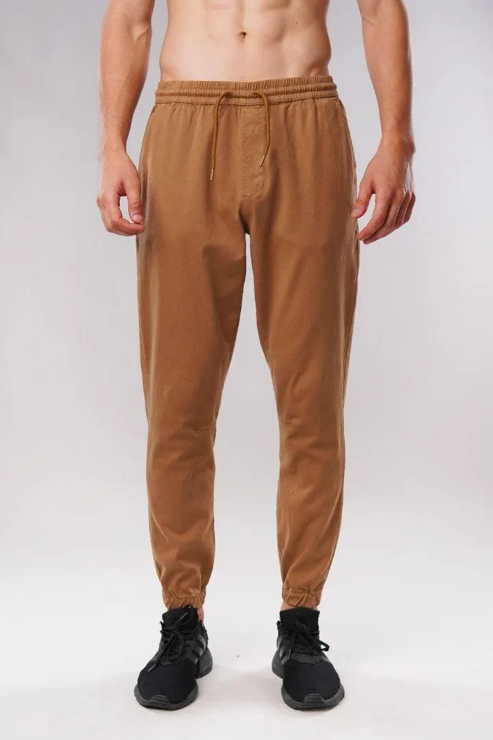 Jogger Pants - Camel Brown