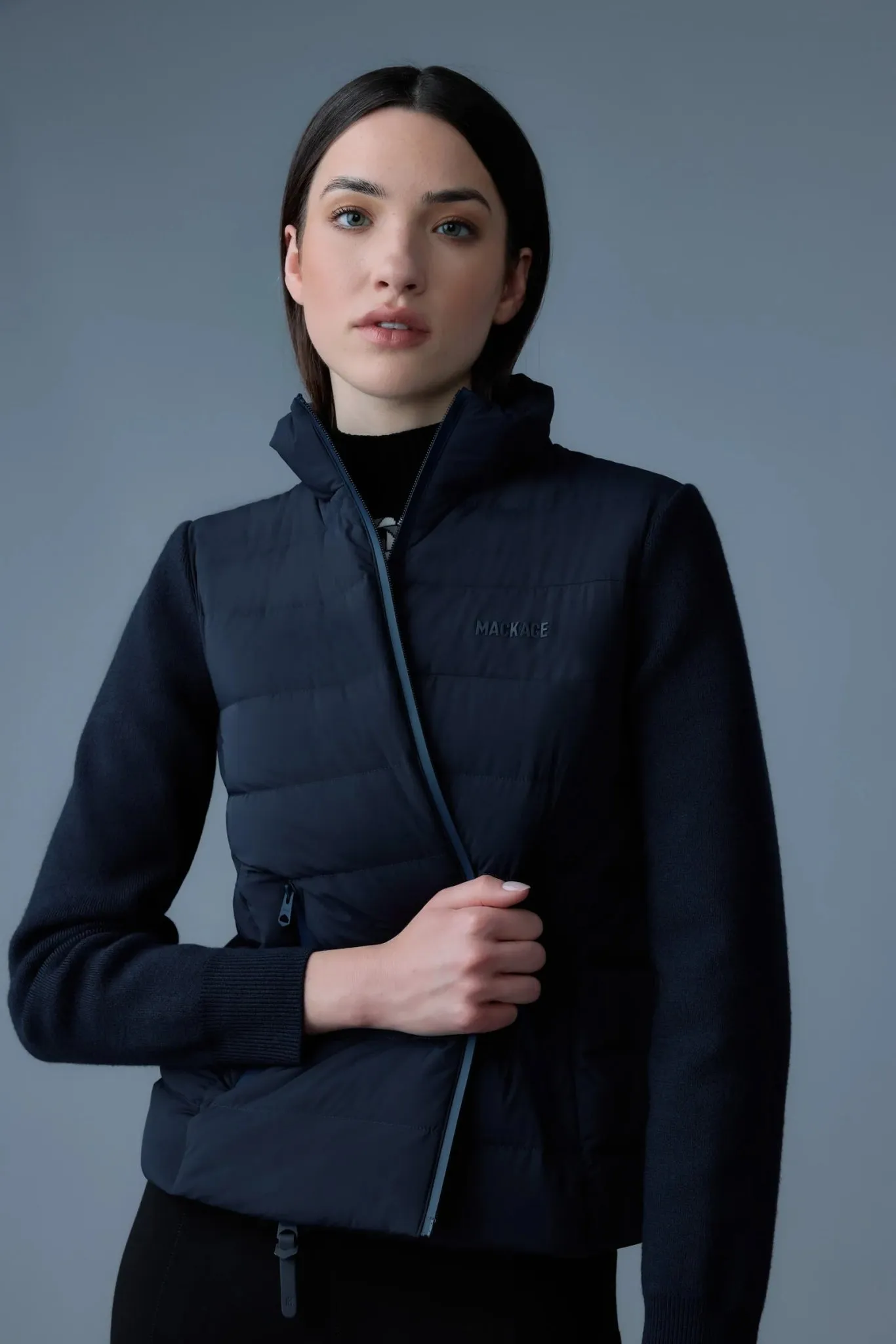 MACKAGE OCEANE-CITY - Light Down Mixed-Media Jacket