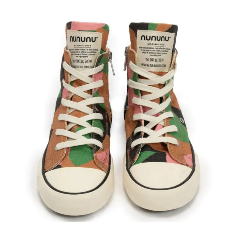 NUNUNU Camouflage High Tops