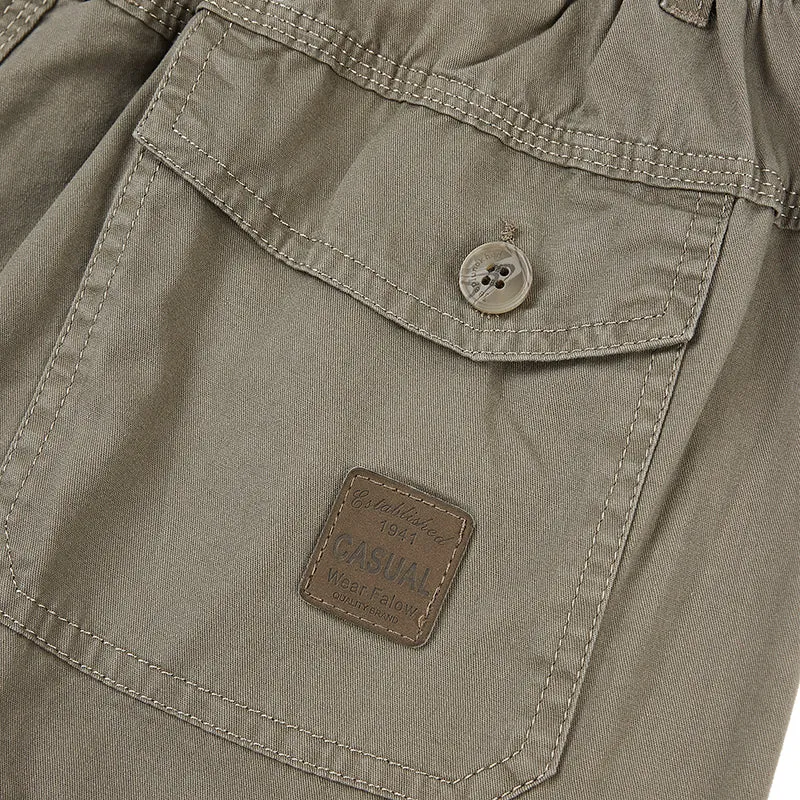 POCKETS DRAWSTRING CARGO PANTS