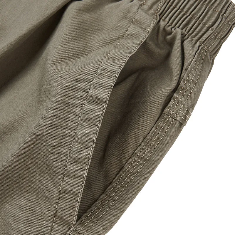 POCKETS DRAWSTRING CARGO PANTS