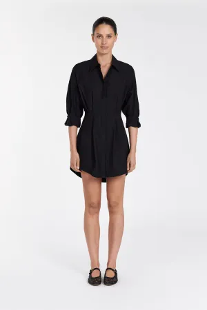 RACHEL BLACK SHIRT MINI DRESS