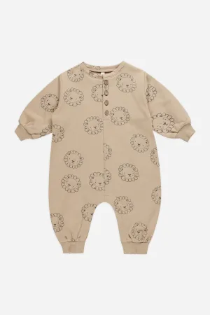 Relaxed Fleece Jumpsuit (Lions)