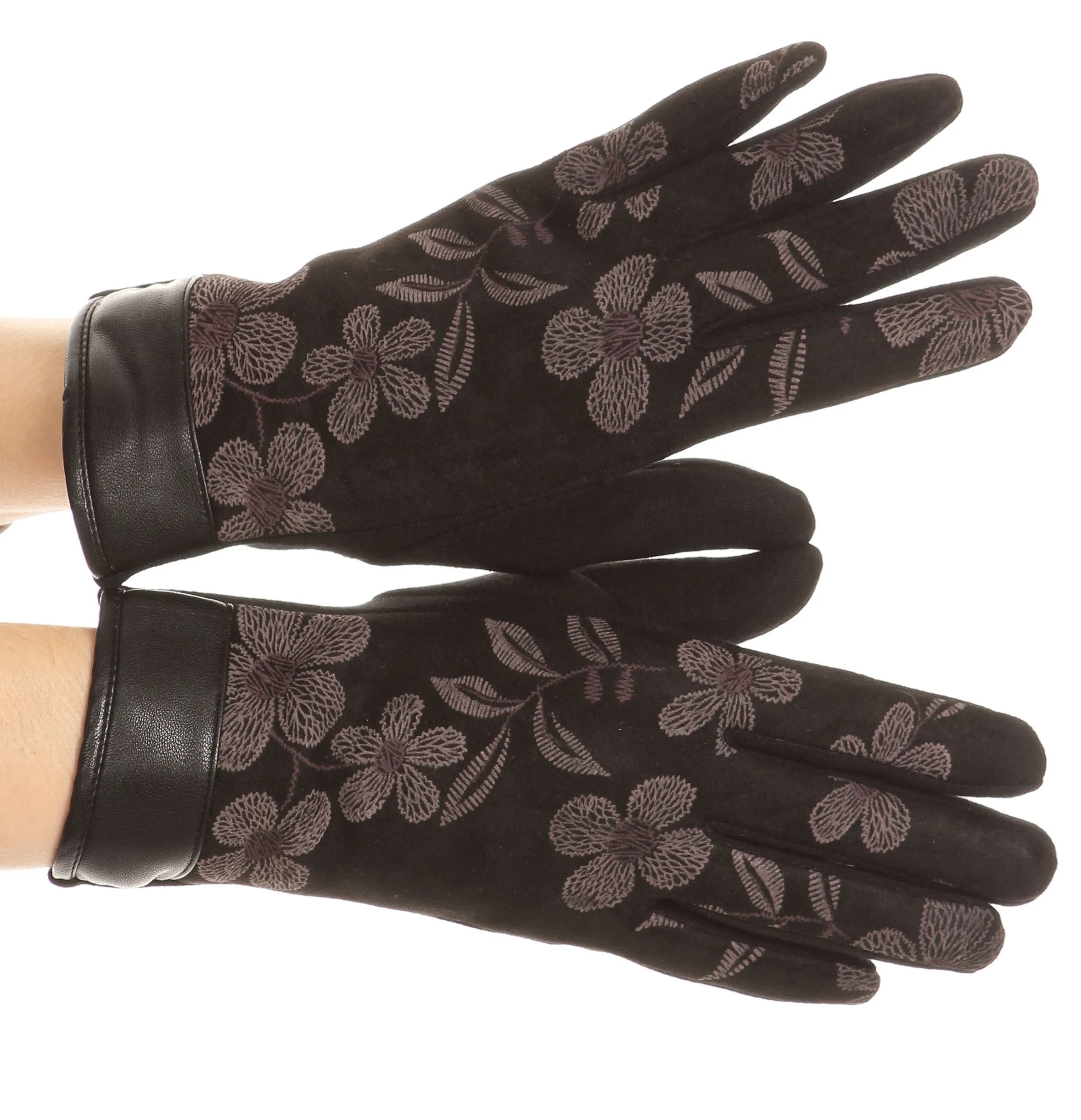 Sakkas Liya Classic Warm Driving Touch Screen Capable Stretch Gloves Fleece Lined