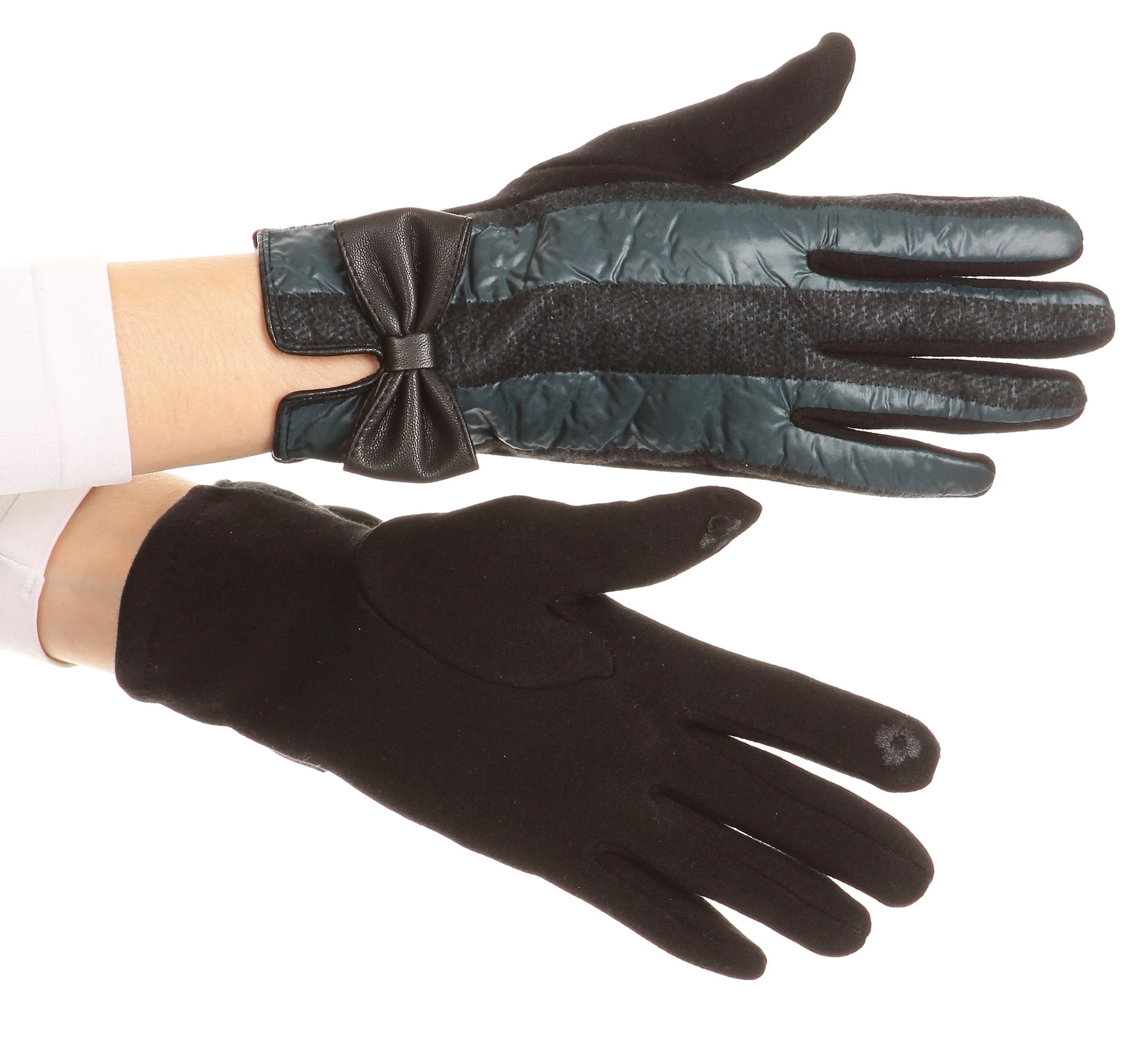 Sakkas Liya Classic Warm Driving Touch Screen Capable Stretch Gloves Fleece Lined