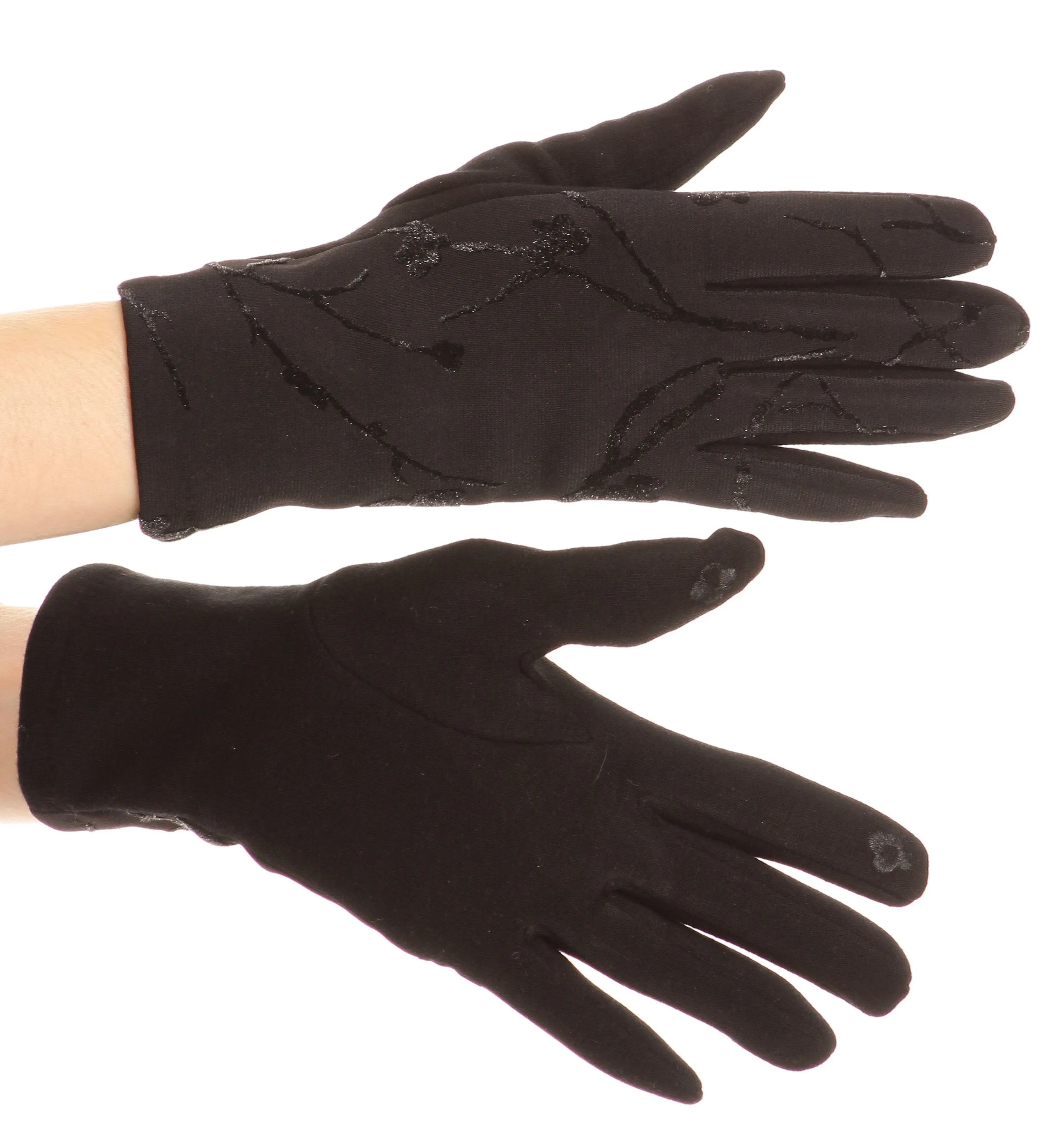 Sakkas Liya Classic Warm Driving Touch Screen Capable Stretch Gloves Fleece Lined