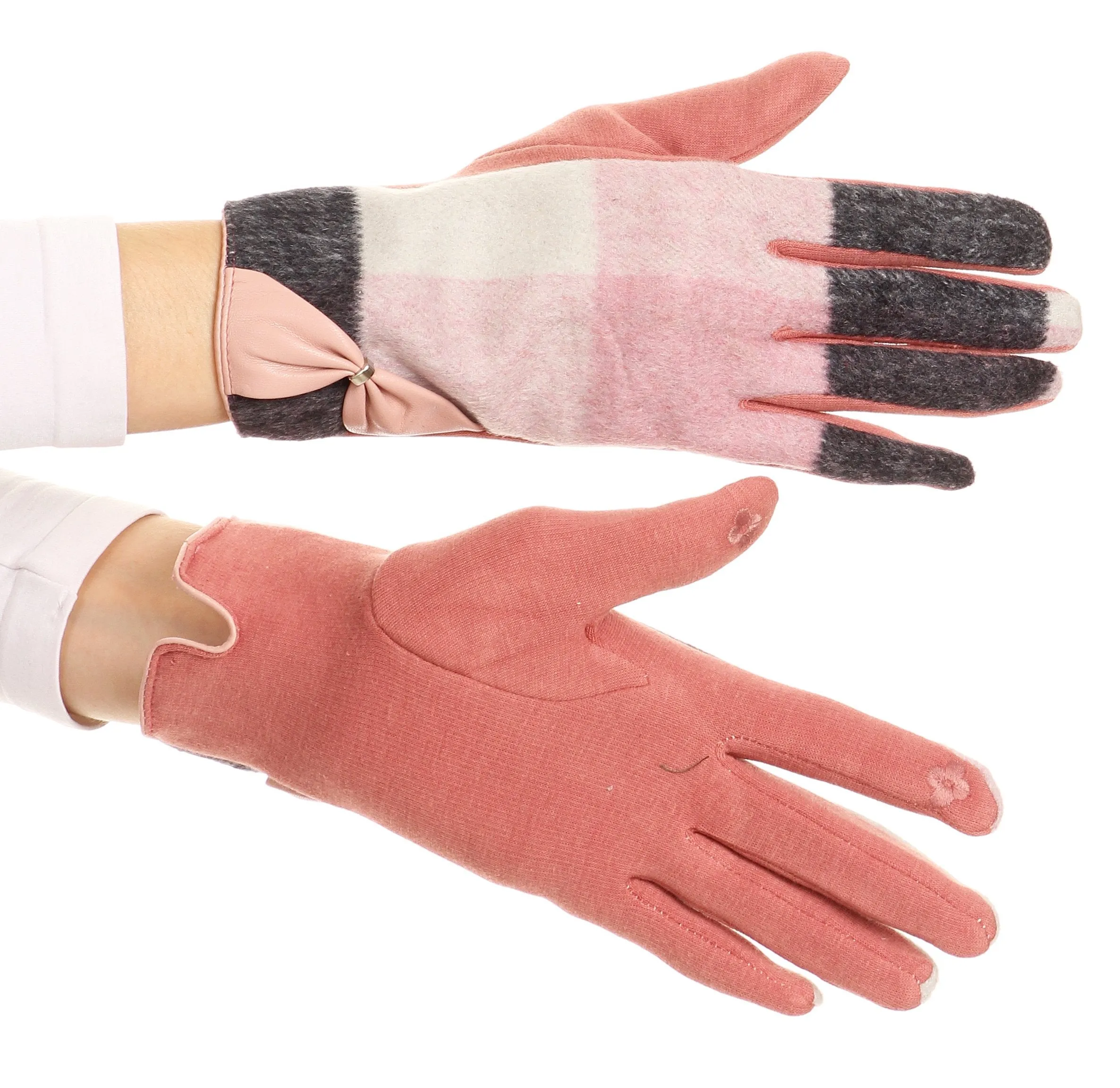 Sakkas Liya Classic Warm Driving Touch Screen Capable Stretch Gloves Fleece Lined