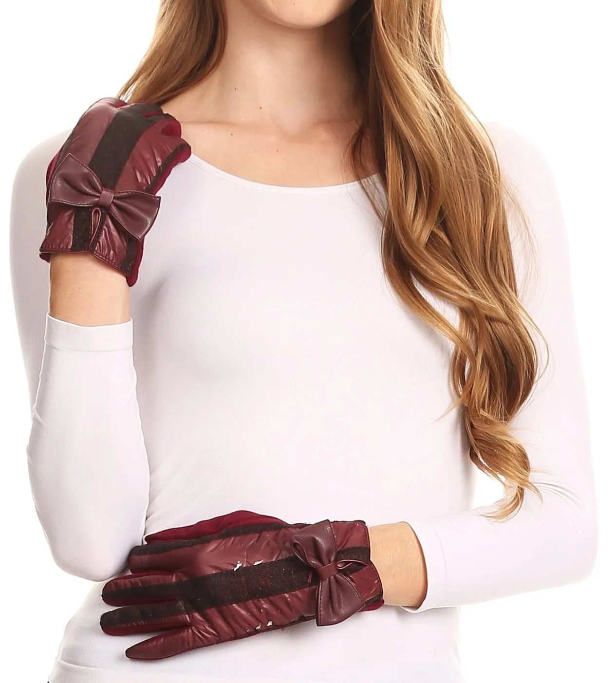 Sakkas Liya Classic Warm Driving Touch Screen Capable Stretch Gloves Fleece Lined