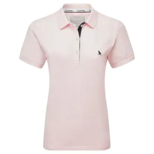 Schoffel St Ives Tailored Ladies Polo Shirt - Pale Pink