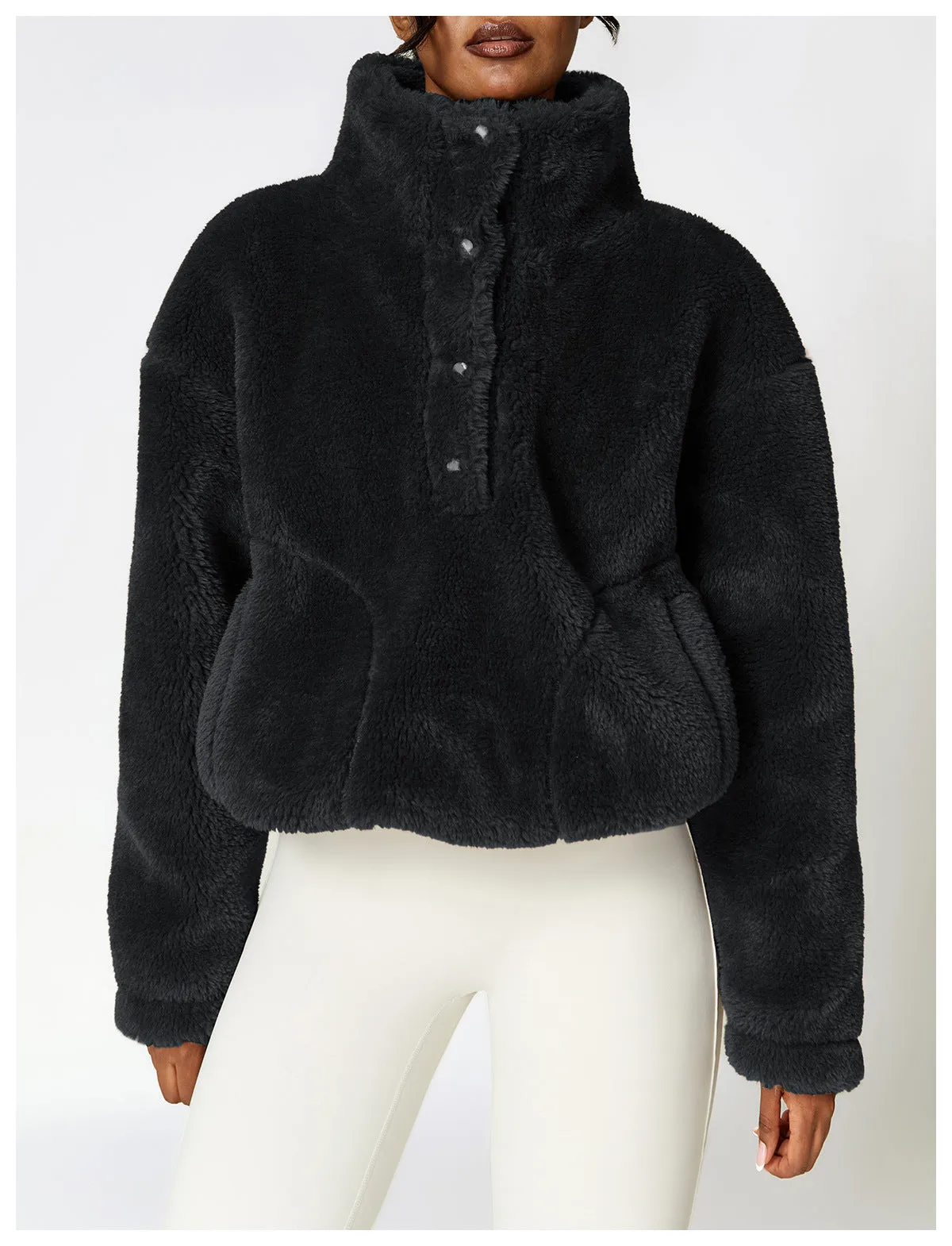 Sherpa Cozy Cabin Half Zip Pullover