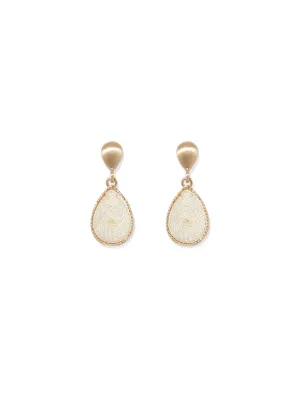 Sofia Tear Drop Rope Drop Earrings