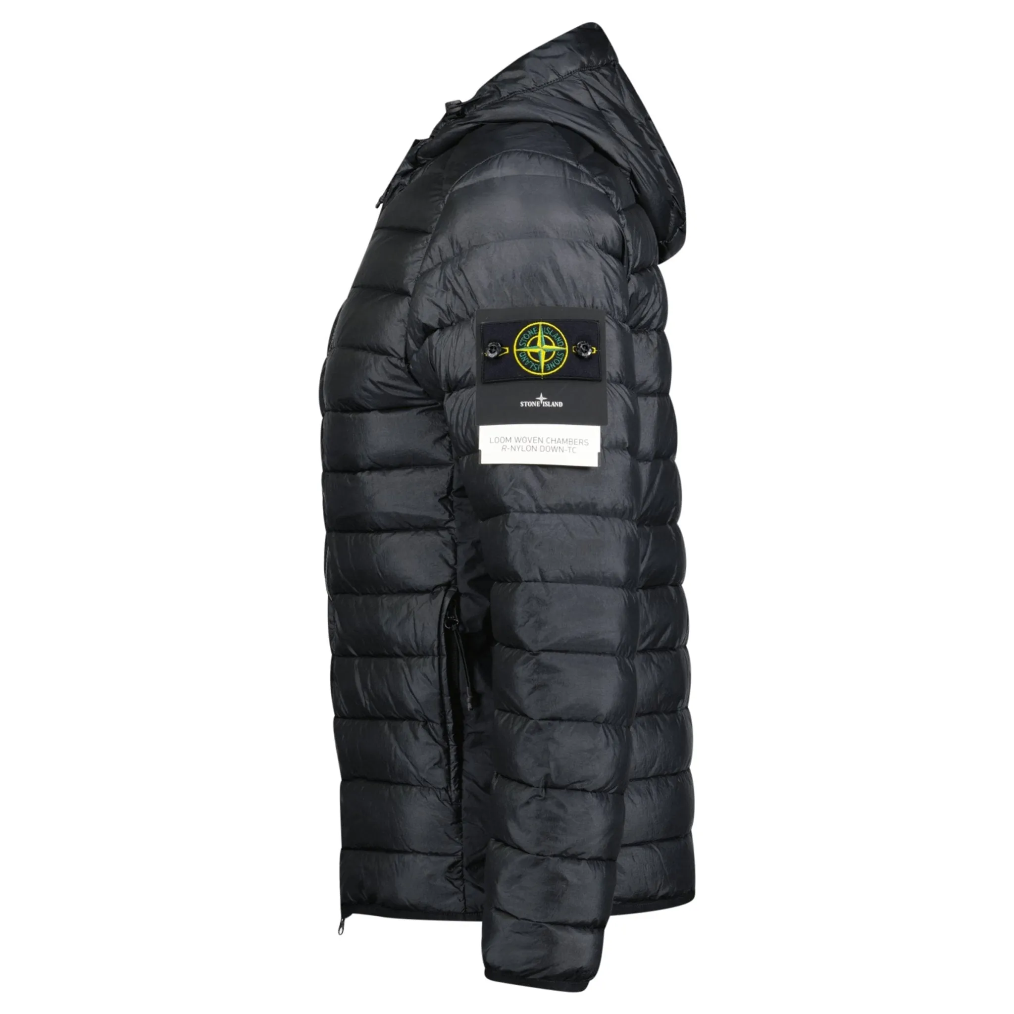 Stone Island Loom Woven Down Jacket Black