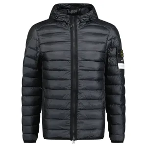 Stone Island Loom Woven Down Jacket Black