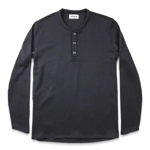 The Merino Henley in Charcoal