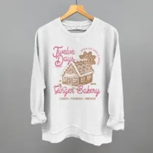 Twelve days Ginger Bakery Oversized Corded Crew