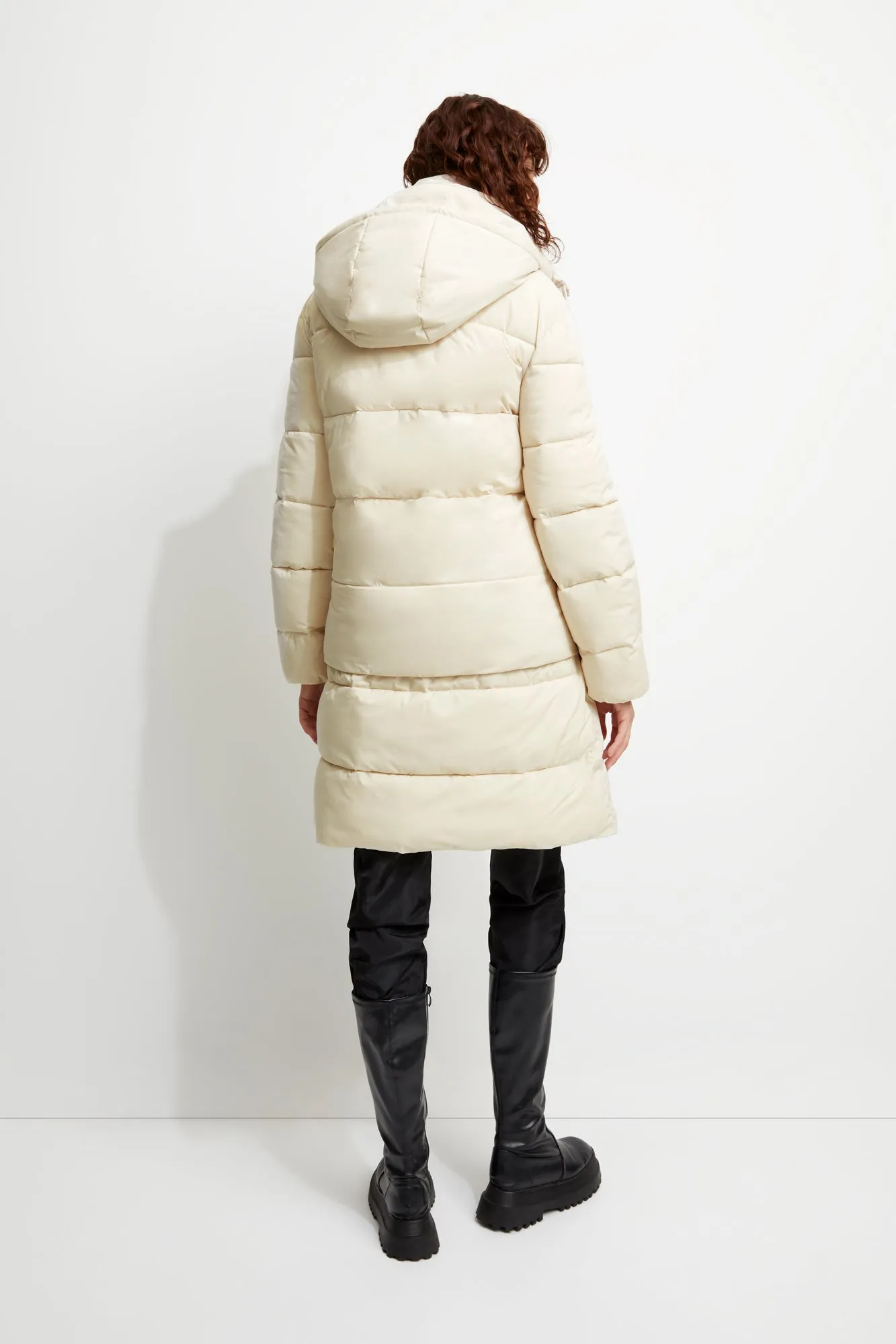 UNREAL FUR Womens Enigma Coat Sand